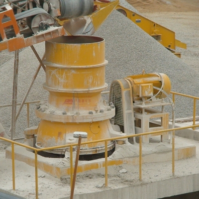 Ενιαία συντριβή βράχου ελέγχου PLC θραυστήρων κώνων κυλίνδρων υδραυλική